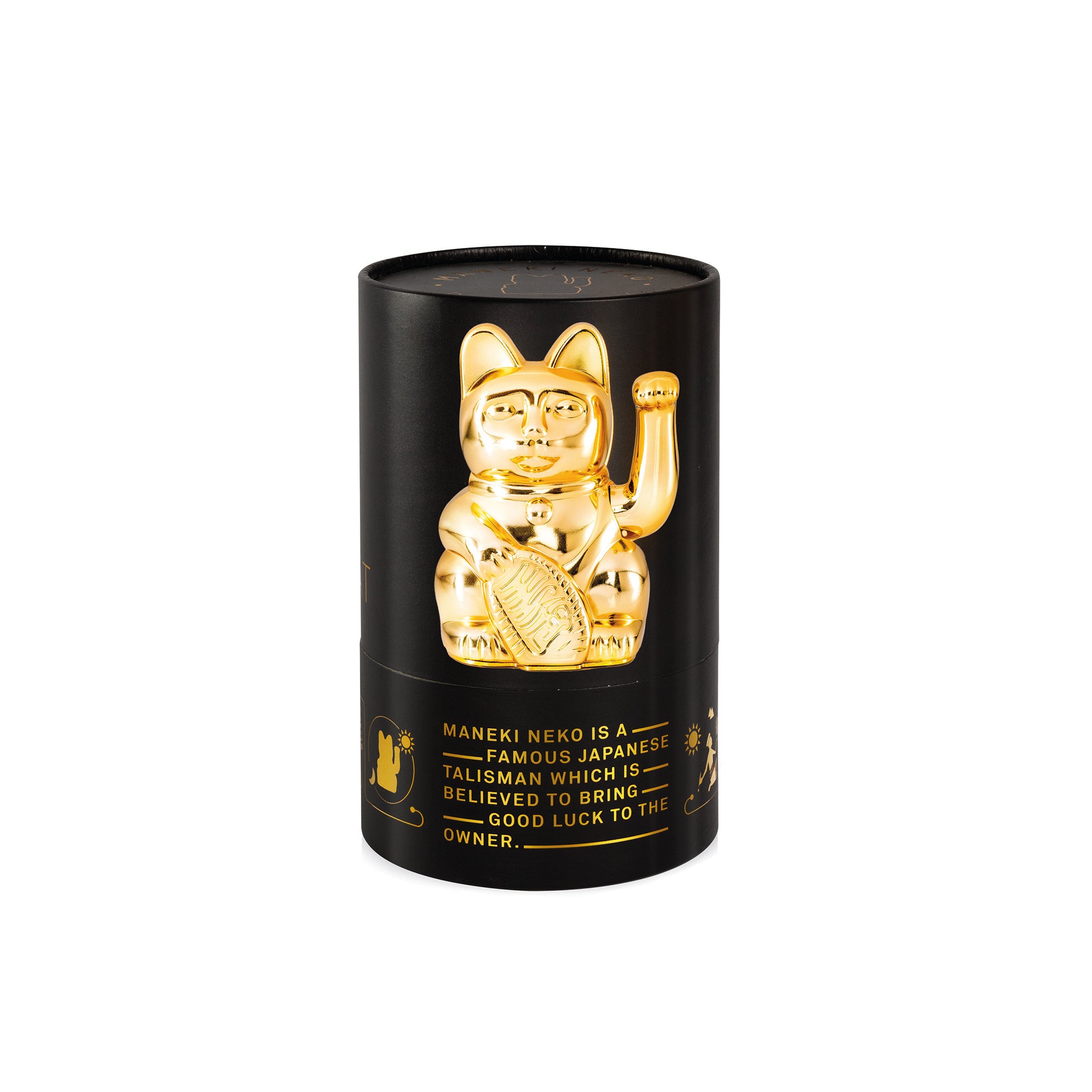 Lucky Cat Glossy Gold