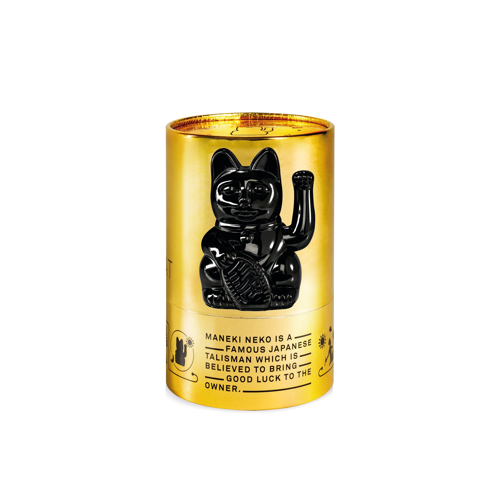Lucky Cat Glossy Black