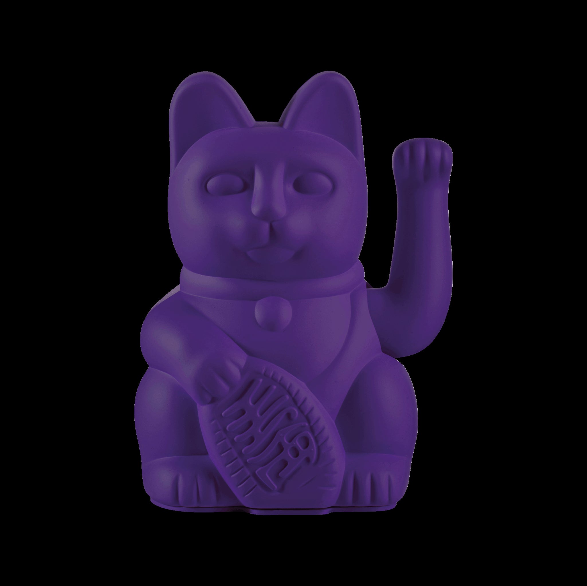 Winkekatze Violett Freisteller