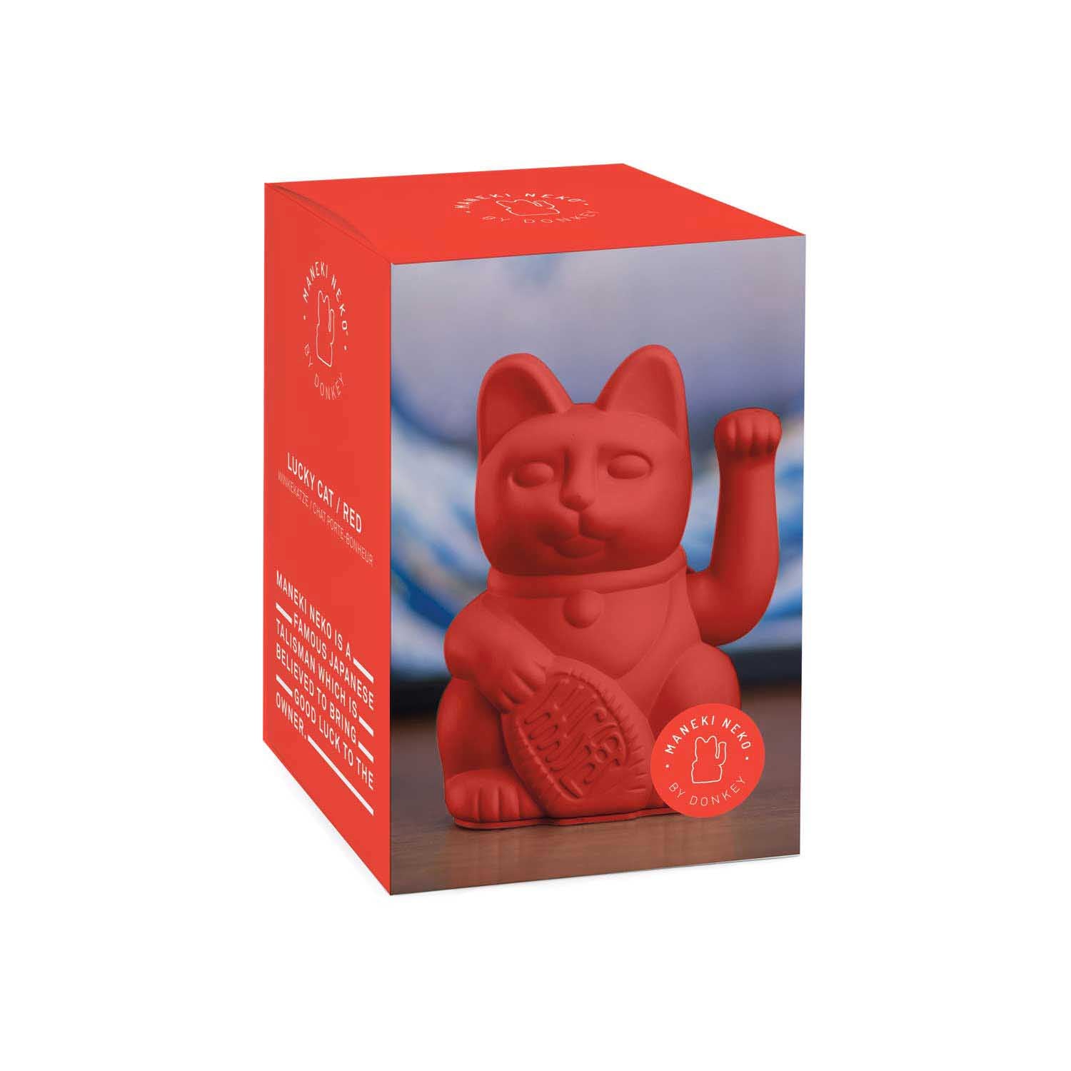Winkekatze Rot Packageshot