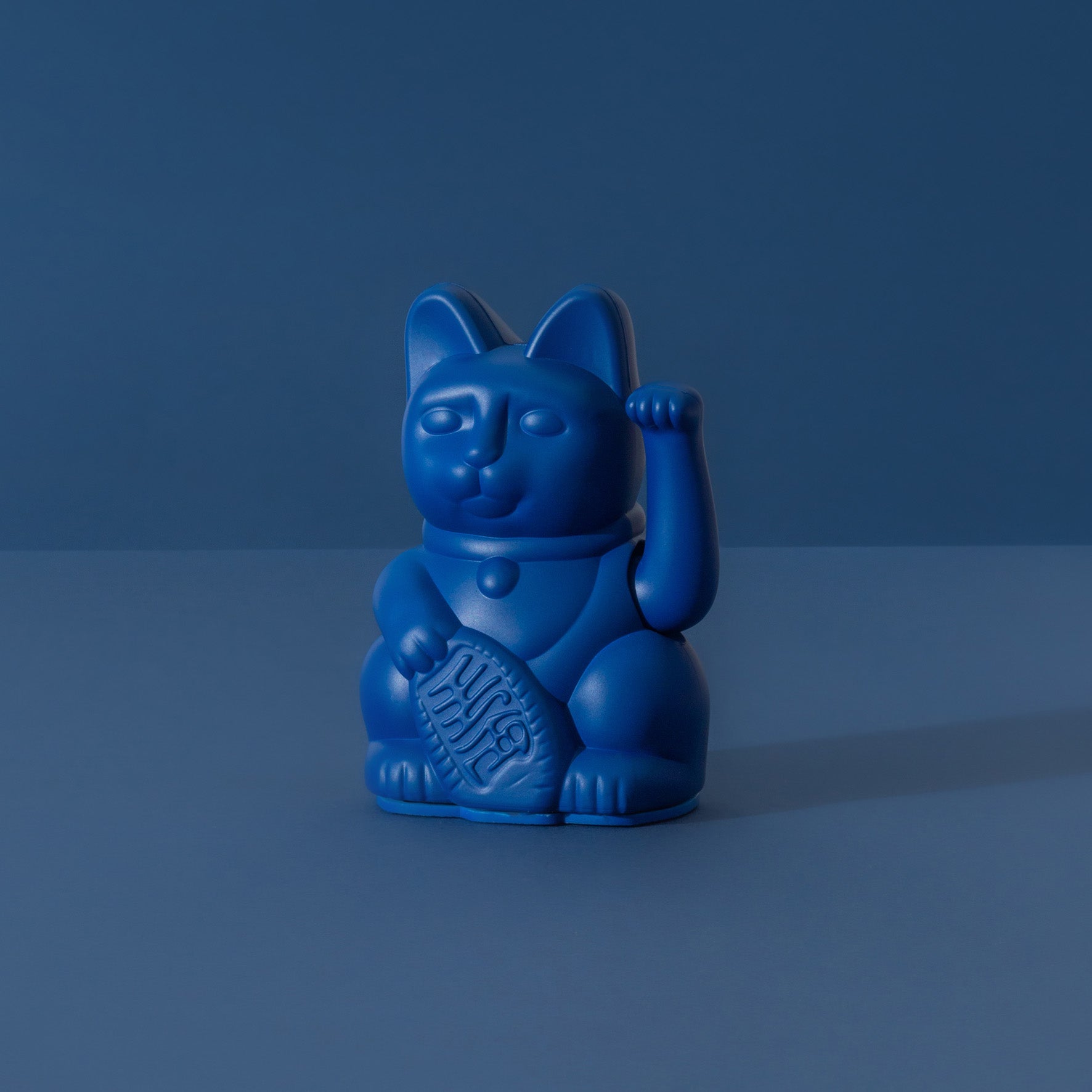 Lucky Cat Mini Dark Blue