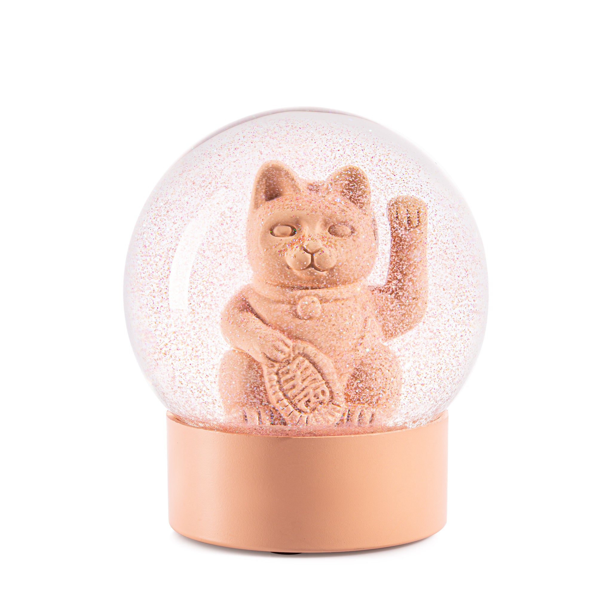 Maneki Neko Lucky Globe Winkekatze Pink