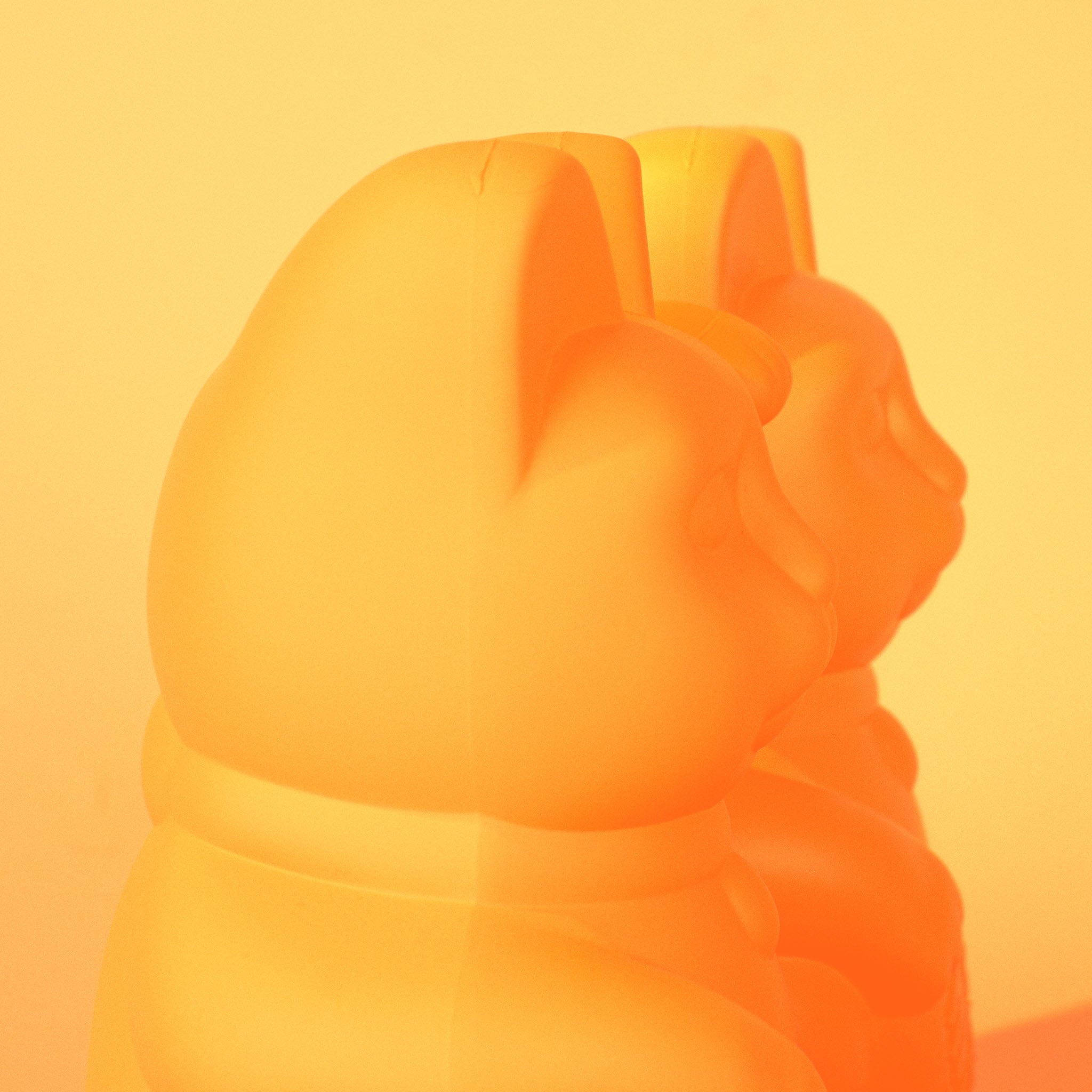 Winkekatze Peach Moodbild