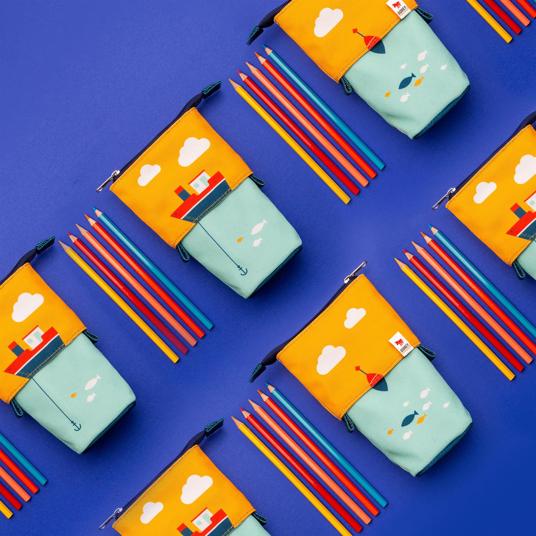 Pop Up Pencil Case Boat