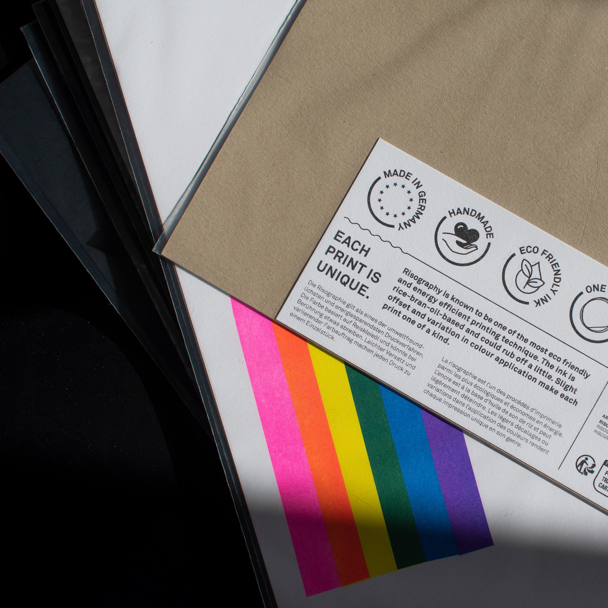 Risography Artprint Over the Rainbow