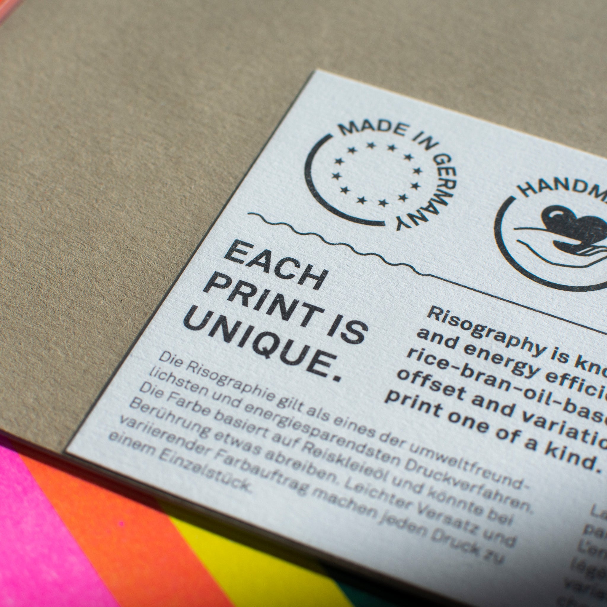 Risography Artprint Over the Rainbow