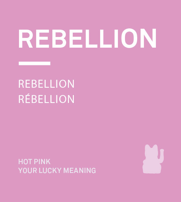 Farbbedeutung Winkekatze Hot Pink